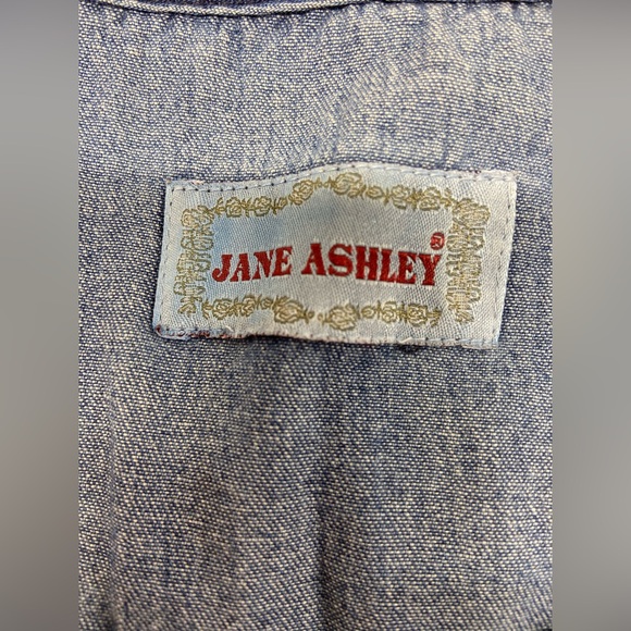 Jane Ashley Vintage Denim Maxi Dress Snowman - Picture 8 of 9